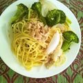 salymama's cooksnap of when they made ブロッコリーとツナのスパゲティ.