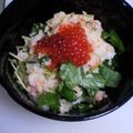 木村みつとし's cooksnap of when they made 余った三つ葉が名脇役♪鮭と三つ葉混ぜご飯.