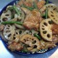 木村みつとし's cooksnap of when they made 鶏肉とレンコンといんげんの甘酢炒め.