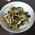 bellchia's cooksnap of when they made わかめと茸のネギ炒め.