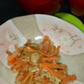 snoopyayoi's cooksnap of when they made にんじんのツナタマ炒め.