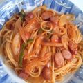 kisanta's cooksnap of when they made ウチの❤簡単ナポリタン❤.