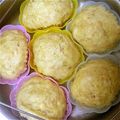 yama3♪'s cooksnap of when they made ふわふわバナナ蒸しパン.