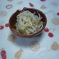 ゆきらっくま's cooksnap of when they made レンジで簡単 もやしの塩麹ナムル.