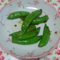 じむちゃ's cooksnap of when they made スナップえんどうの柚子胡椒炒め.