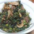 豆まめCafe's cooksnap of when they made 大根の葉と桜えびの炒め（ふりかけ風）.