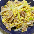 どんぴんたん's cooksnap of when they made 豚肉と卵の炒め物.