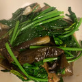 もものすけのまま's cooksnap of when they made とろとろ茄子とほうれん草のうま塩ダレ炒め.