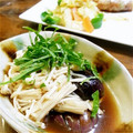 やだもん。's cooksnap of when they made 茄子とエノキのゴマ生姜醤油.