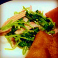monchi0602's cooksnap of when they made 簡単！早ウマ♪豆苗とハムのマヨポン和え.