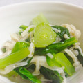 かんたんメシ万歳's cooksnap of when they made 小松菜とえのきの柚子胡椒和え.