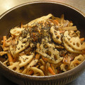 shibainu1's cooksnap of when they made 料亭の味！れんこんとごぼうのきんぴら.