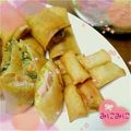 あかぴーー's cooksnap of when they made 簡単！キャベツとハムとチーズの春巻き.