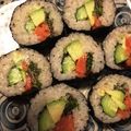 もぞりん's cooksnap of when they made スプラウトとアボカドサーモンののり巻き.