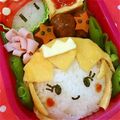 綾波綾's cooksnap of when they made キャラ弁!!マリオとピーチ姫♪.