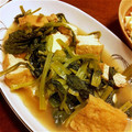 manacrea's cooksnap of when they made 厚揚げと小松菜の煮もの.