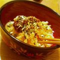 百合亜（´∀｀）'s cooksnap of when they made 梅オカカうどん.