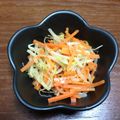 ♪かずみ♪'s cooksnap of when they made レンジで楽チン♪もやしと人参のナムル.