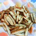 mickabouz's cooksnap of when they made 青のりスナック　パンの耳で.