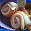 翔舞ママ's cooksnap of when they made 簡単！竹輪チーズくるくる焼き～弁当.
