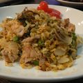 ポメリー's cooksnap of when they made ☆舞茸と鮭のチャーハン☆.
