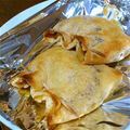 さくらこだよ。's cooksnap of when they made 油揚げの納豆チーズ巾着.