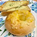 島子☆'s cooksnap of when they made 市販ベーグルでボルケーノ風.
