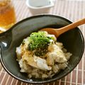 ○かづこ○'s cooksnap of when they made 青ねぎ＆柚子こしょうでピリっと◆冷奴丼◆.