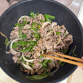 料理下手キョンさん's cooksnap of when they made 牛コマとピーマンのオイスターソース炒め.