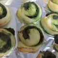 かりなぎ's cooksnap of when they made 抹茶と粒あんのコラボ♡ぐるぐるあんぱん.