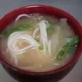 めい太＆ぽこ太's cooksnap of when they made そうめん味噌汁.
