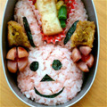 やまのりかいゆう's cooksnap of when they made キャラ弁に♪ ☆うさぎのモフィ☆.