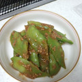 ありんこ９９'s cooksnap of when they made きぬさやのごま味噌和え.