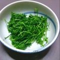 しょしょまろ's cooksnap of when they made 【簡単】おかひじきの生姜めんつゆ和え.