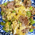 みっちマングローブ's cooksnap of when they made 牛肉と枝豆の卵とじ.