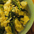 yotms's cooksnap of when they made ぱぱっと＊小松菜と高野豆腐の卵とじ.