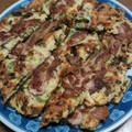 よしゴンクス's cooksnap of when they made 長芋と豚バラのふわもち♡ねぎ焼き.