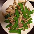 0127mayu's cooksnap of when they made スナップえんどうのベーコンマヨ炒め.