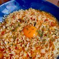 tomitomico's cooksnap of when they made とろ～りあんかけ　熱々　辛ラーメン.