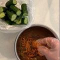 kana＊hana's cooksnap of when they made 韓国料理 お家で簡単！本場のオイキムチ.