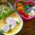 mari★moco's cooksnap of when they made 可愛い❤バラの作り方（キャラ弁、デコ弁）.