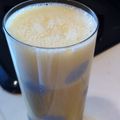amiyuiママ's cooksnap of when they made バナナとオレンジの生ジュース.
