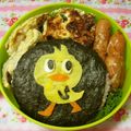 赤い電話's cooksnap of when they made キャラ弁☆チキンラーメン.