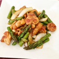わさびジンジャー's cooksnap of when they made 宮城旬野菜、鶏とアスパラの中華炒め.