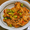mokun's cooksnap of when they made ✿豚肉と枝豆の豆板醤炒め✿.