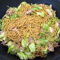ママメイン！時々子供's cooksnap of when they made シンプルが美味しい♪ソース焼きそば.
