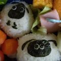 つじめぐ's cooksnap of when they made 遠足のお弁当（羊のショーン）.