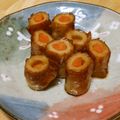 つきうき's cooksnap of when they made お弁当♪ちくわのテリマヨ♪人参アスパラ入.