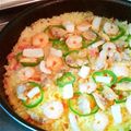 みね猫's cooksnap of when they made フライパンで簡単！本格パエリア.