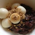 虹mom's cooksnap of when they made おとうふの団子♪〜黒蜜きなこで☆〜.